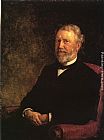 Albert Canvas Paintings - Albert G. Porter, Governor of Indiana
